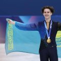 フィギュア男子を制したシャイドロフ　SP5位から大逆転　カザフ史上初の金メダル