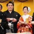 大相撲　欧勝馬が結婚披露宴「人生で一番忙しくて楽しい日」ＣＡ妻、１歳長女のため奮起誓う