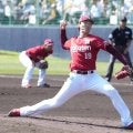 【楽天】開幕投手候補の荘司康誠「ゾーンで勝負するのを意識」今季初実戦で２回無安打無失点２K