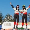 WRCスウェーデン：トヨタはエルフィン・エバンスが大会連覇、トップ4を独占