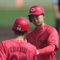 【広島】秋山翔吾が体調不良で休養　菊池涼介は右足を痛めて練習を早退