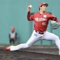 【楽天】ドラ６九谷瑠、実戦初登板で“クローザー“「プレッシャーに…」１回２安打も無失点