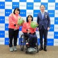 パラ車いすカーリング代表・小川亜希さんを激励　埼玉・鴻巣で壮行会