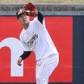 【阪神】総勢10人以上…ドラ２谷端将伍も左翼争いに　自前グラブで外野守備スタート　本職内野