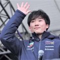 「おおお！すごいメンツ！！」レーシングドライバー角田裕毅が五輪メダリスト２人との３Ｓ披露