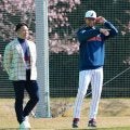 【侍ジャパン】アドバイザーを務めるダルビッシュ有が中田翔氏＆杉谷拳士氏に旧交を温める