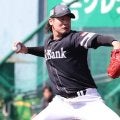 【ソフトバンク】杉山一樹、今年初のライブBP登板で上々の仕上がり　最速153キロをマーク
