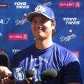 大谷翔平、打撃状態を自己分析「例年どおり。直球に遅れ気味。いじるより自然に」　今年初フリー打撃は柵越え５本　ライブＢＰ登板３３球