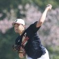 侍ジャパン　エンゼルス・菊池　強度上げた投球披露　観客から拍手起こる　西武元監督の辻氏と談笑も