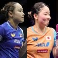 張本美和が6位、伊藤美誠が9位、早田ひなが10位　佐藤瞳が1ランクアップの21位　孫穎莎らトップ3は変動なし｜卓球女子世界ランキング（2026年第9週）