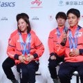 【ミラノ五輪】冬季最多メダルの日本選手団が解団、金メダルりくりゅう、JOC橋本聖子会長ら出席