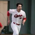 【広島】新外国人ターノックがブルペンで36球　充実キャンプ打ち上げ