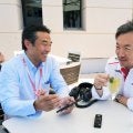 【F1】ハース小松礼雄代表を「旧知の仲」白幡勝広が直撃　「大きなレギュレーション変更にも立ち向かえる」