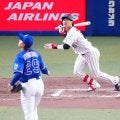 【WBC】侍ジャパンサポートメンバー仲田慶介“テラスの恩恵”で右翼フェンス直撃二塁打