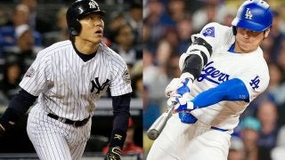 大谷翔平と松井秀喜の“決定的違い” 「53/85」…長距離砲で異なる分布図