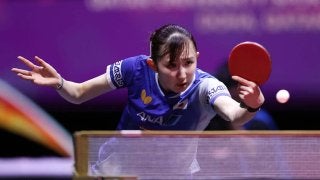 早田ひな、中国選手撃破で2大会連続メダルに王手 世界23位・石洵瑶を4