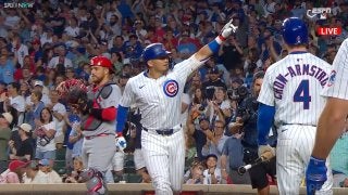 鈴木誠也 特大25号逆方向弾に球場沸騰