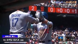 大谷翔平がお出迎え ロハス5号にデコピンポーズ