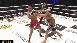 BDの剛腕王者 中国人ファイターを衝撃KO