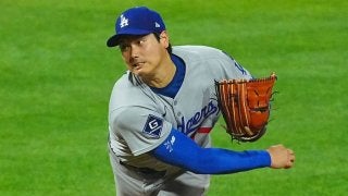 大谷翔平がPS初登板初勝利 6回9K3失点の力投、朗希が初セーブ…ド軍逆転