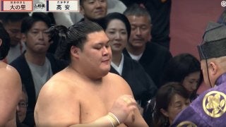 大の里 大量の懸賞金にネット騒然