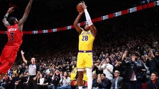 八村塁が決勝3ポイント…リーブス44得点のレイカーズがラプターズに