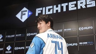 日本ハム】有原航平が背番「74」…球団前身含め選手が背負う例なし