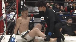 変則的カーフキックで衝撃KOに戦慄