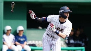 侍ジャパン】周東佑京、23年大会ほうふつの快足 佐藤輝の左翼線への