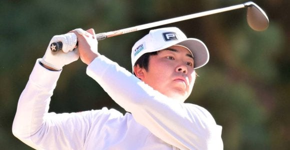 JTカップ2日目 最終組・細野勇策ボギー、首位・宋永漢はパー