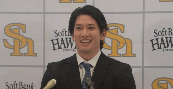 【ソフトバンク】栗原陵矢1000万ダウン１・４億円で更改「責任感を持って」来季から選手会長