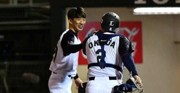ボートレーサー野田昇吾西武でバッテリー 投球受けた岡田雅利「楽しかった」