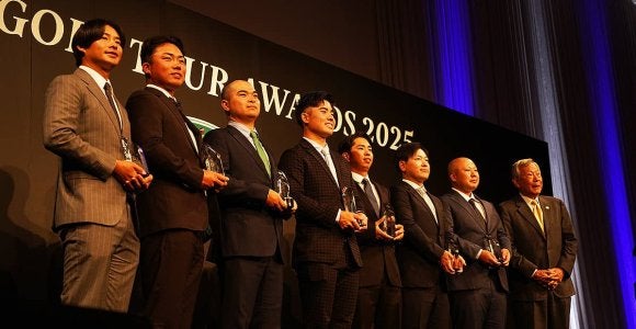 賞金王・金子駆大が4部門受賞 河本力がツアー最長4季連続飛ばし王に