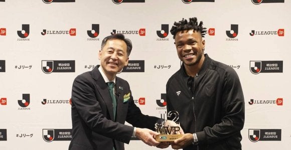 Ｊ２アウォーズMVPは長崎マテウス・ジェズス 得点王と2冠